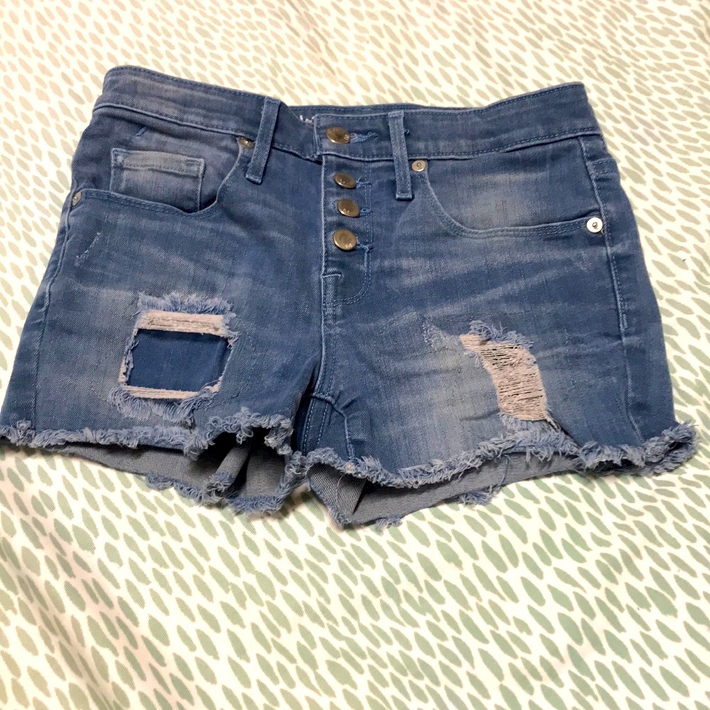 Denim shorts